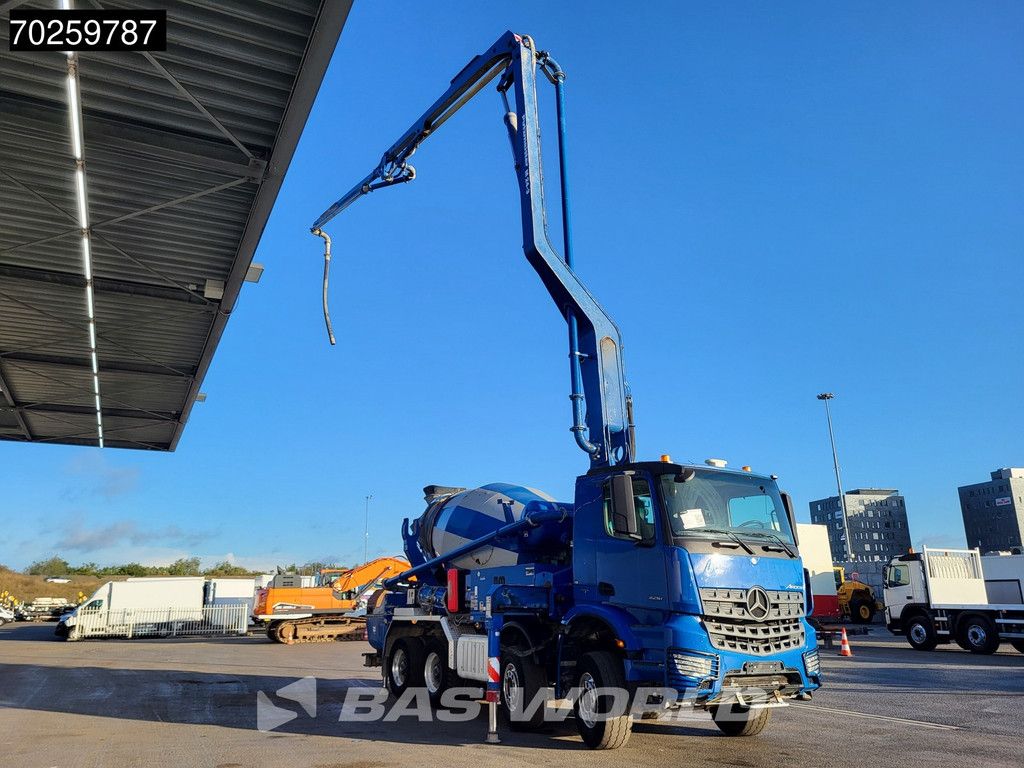 Mercedes Arocs 3251 8X4 PUMI Putzmeister TMM 24 + Liebherr 7m3 Mixer Retarder Euro 6