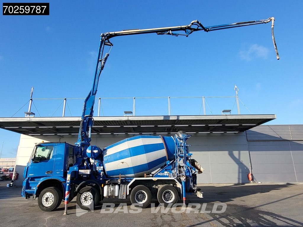 Mercedes Arocs 3251 8X4 PUMI Putzmeister TMM 24 + Liebherr 7m3 Mixer Retarder Euro 6