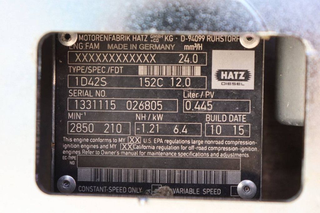 Trilplaat Wacker Neuson DPU6555 Diesel 2015