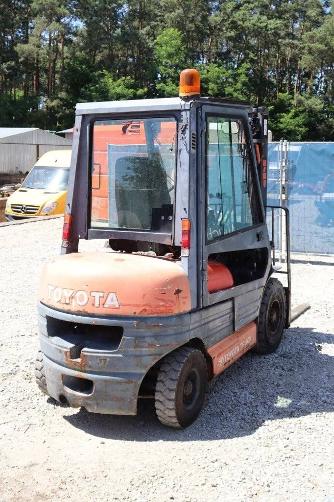 Forklift Toyota 62-6FDF25 Diesel 2500kg 3.3m 1997