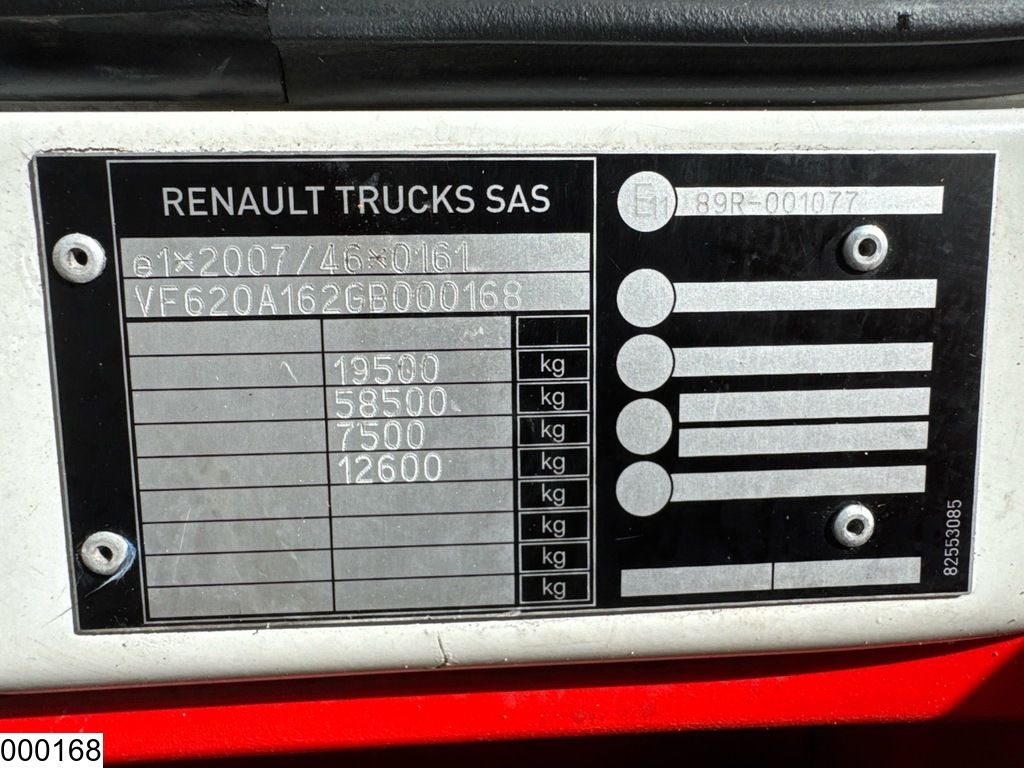 Renault D Wide 430 EURO 6, Retarder, PTO, LOHR, Standairco