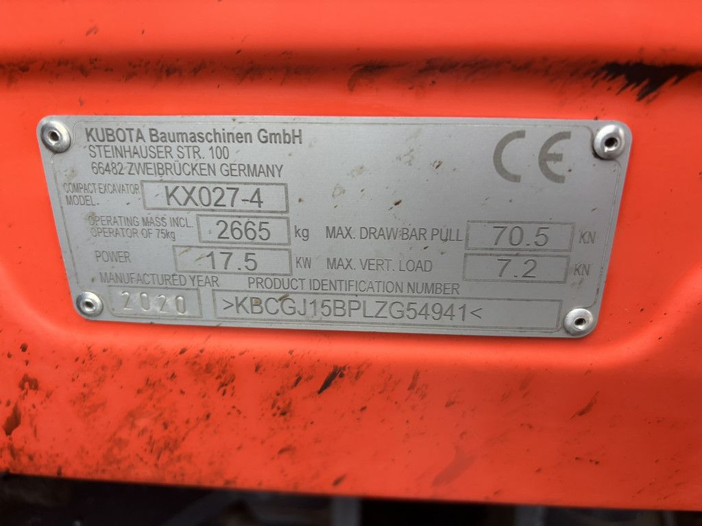 KUBOTA KX027-4 HI