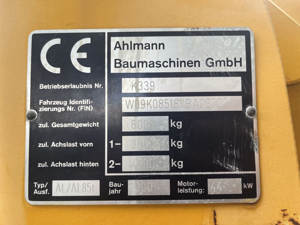 Ahlmann AL85