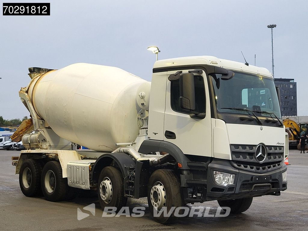 Mercedes Arocs 3240 8X4 9m3 Stetter Mixer Steelsuspension Big-Axle Euro 6