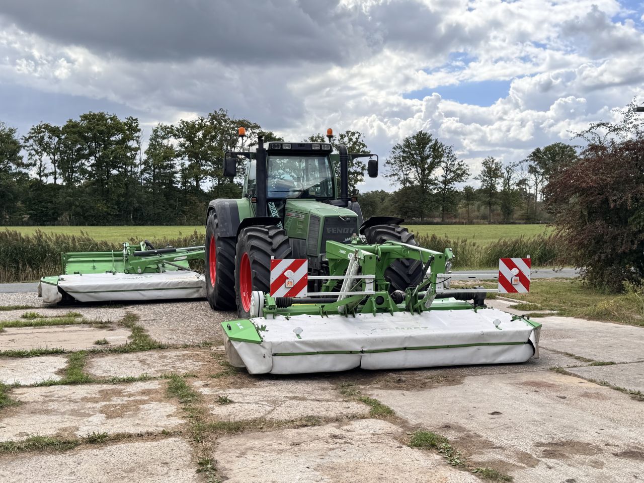 Samasz KDD 861 STH + KDF 341 S vlindermaaier met zwadbanden