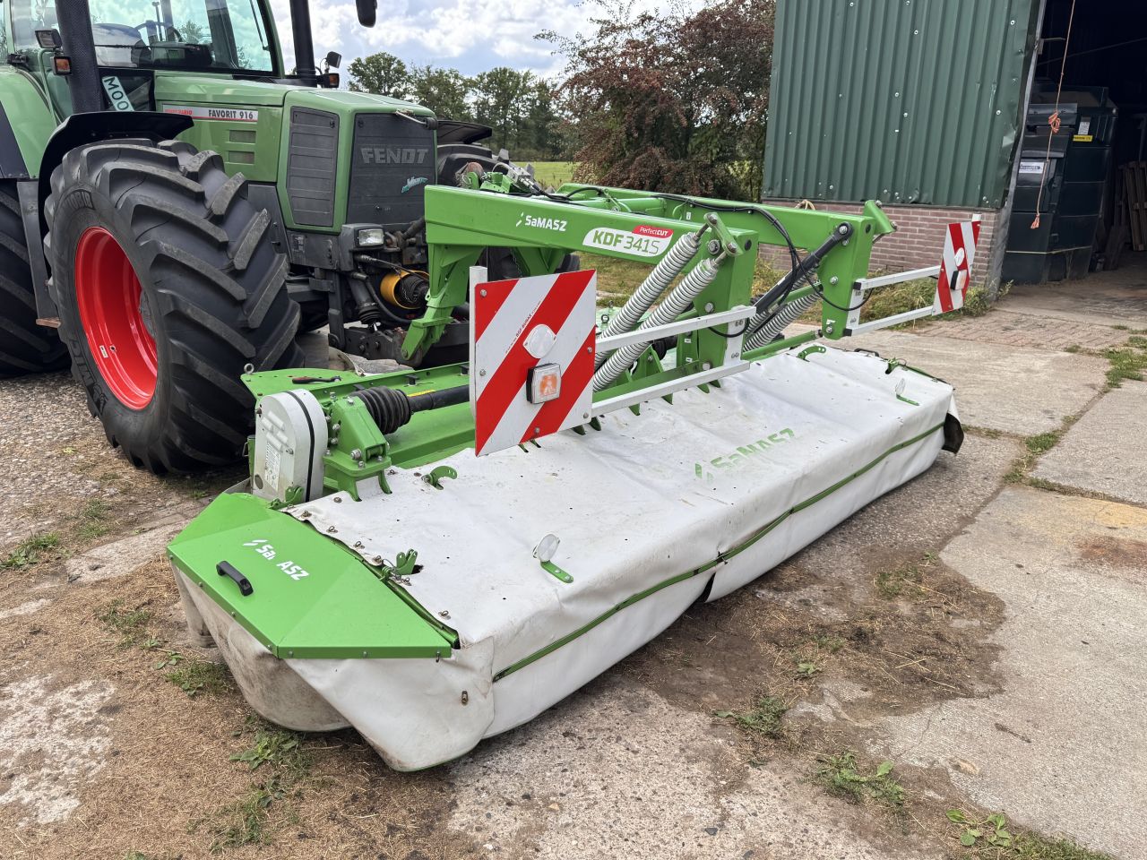 Samasz KDD 861 STH + KDF 341 S vlindermaaier met zwadbanden