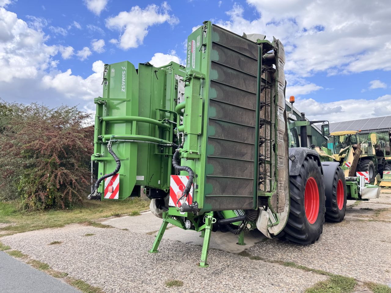 Samasz KDD 861 STH + KDF 341 S vlindermaaier met zwadbanden