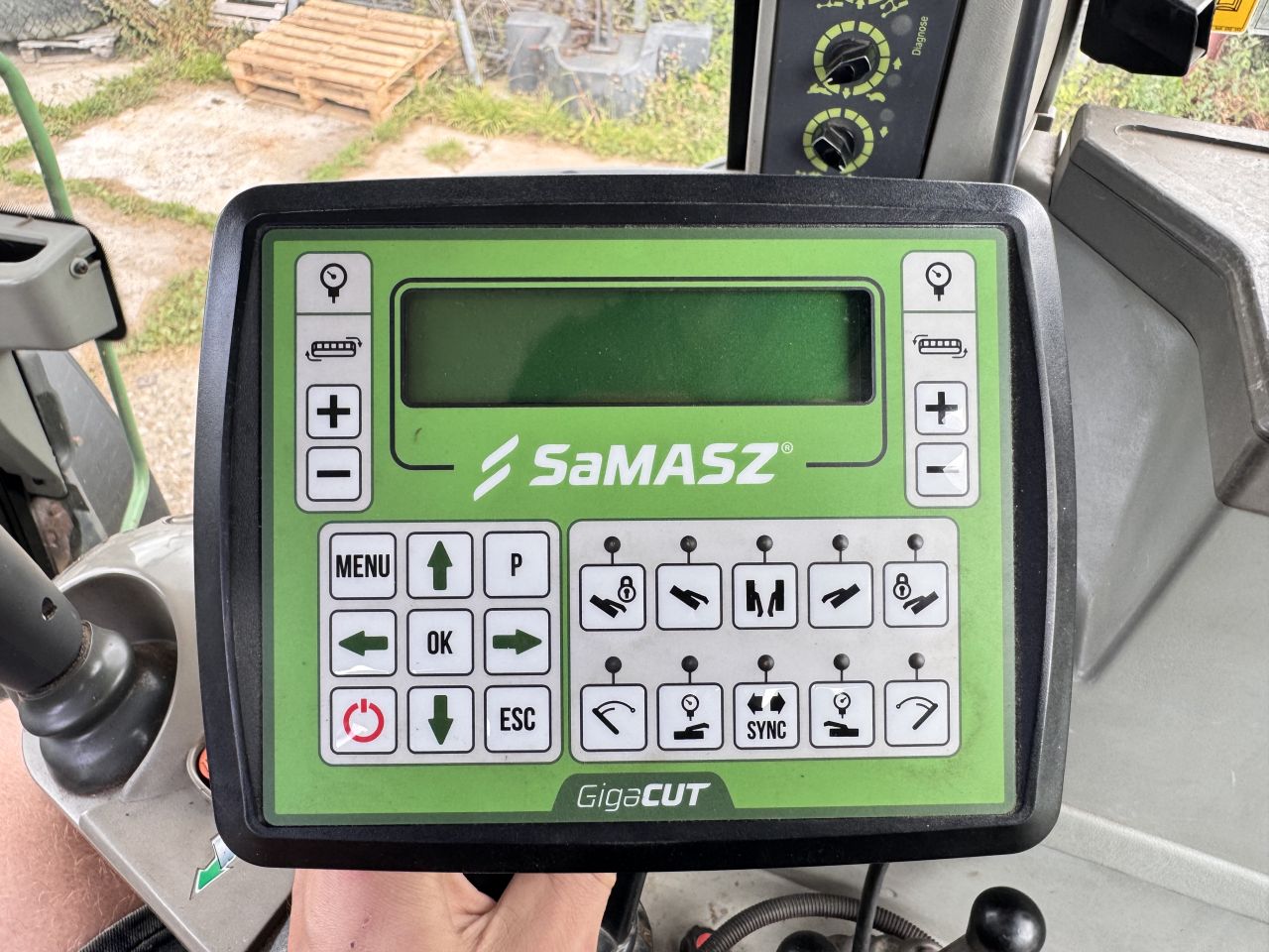 Samasz KDD 861 STH + KDF 341 S vlindermaaier met zwadbanden