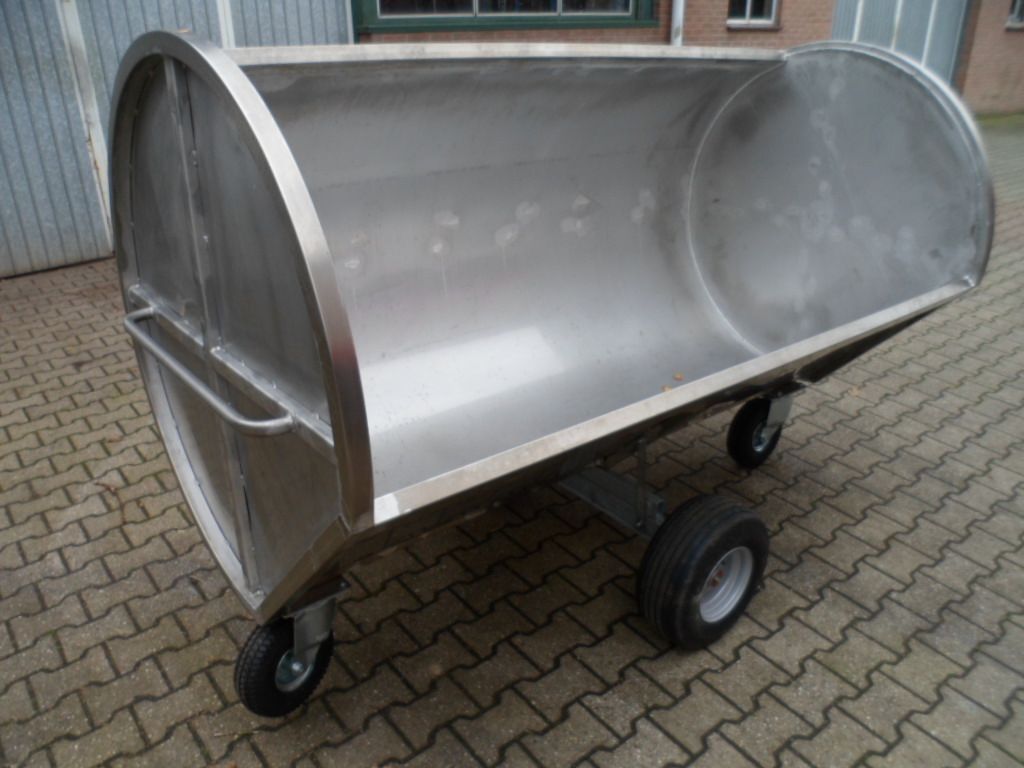 Mestcontainer / mestwagen RVS