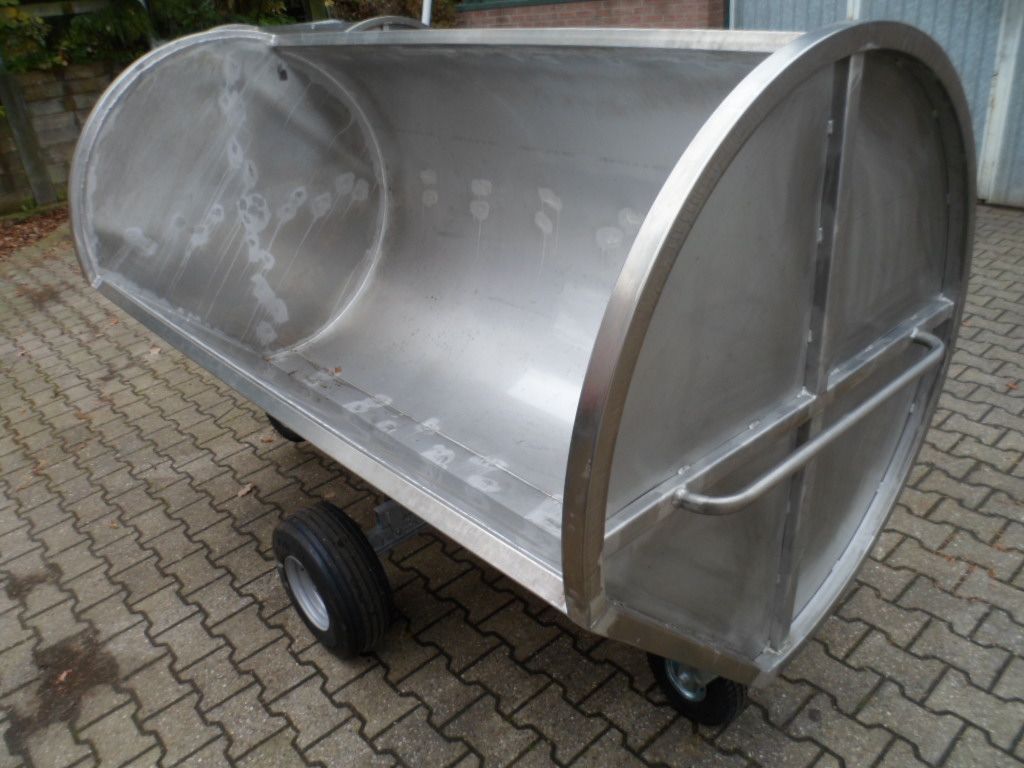 Mestcontainer / mestwagen RVS