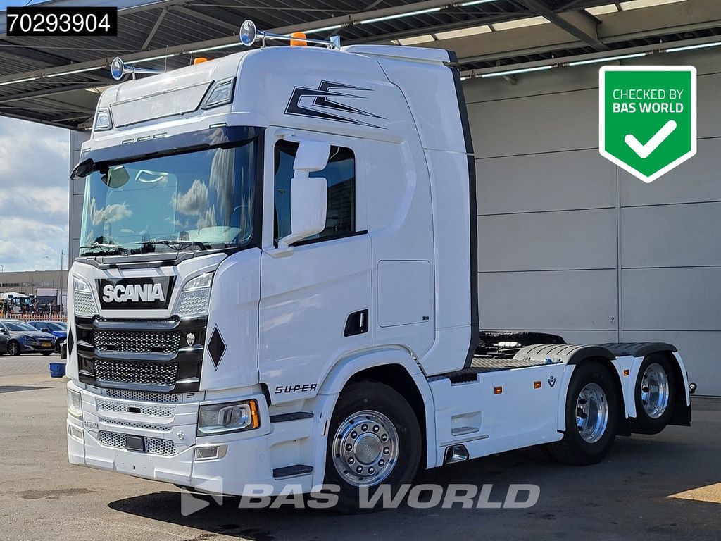 Scania R R580 6X2 Retarder Full-Air 2xTanks Liftachse Alcoa Leder LED Navi ACC Euro 6