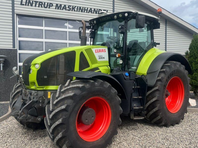 Claas Axion 930 CMatic Med næsten nye dæk, frontlift og evt et RTK GPS