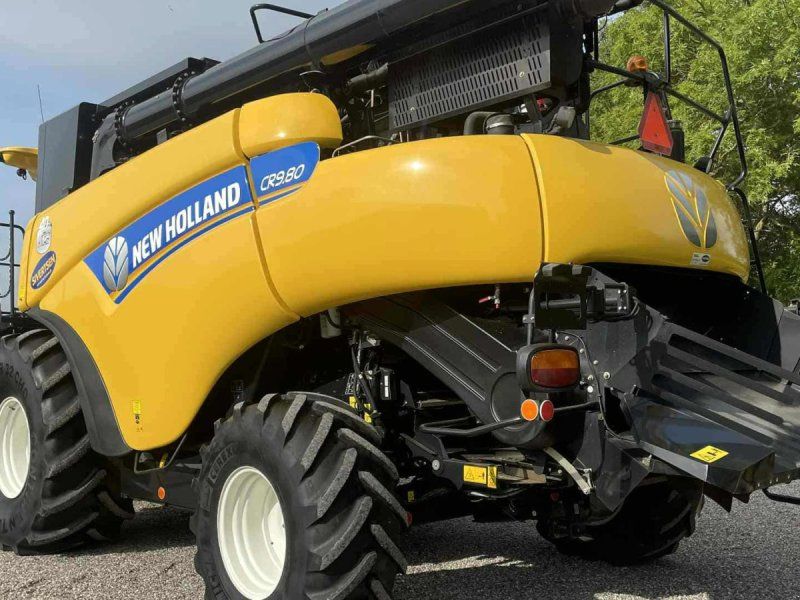 New Holland CR9.80 DK flotteste NH tærsker m. 30 fods Varifeed