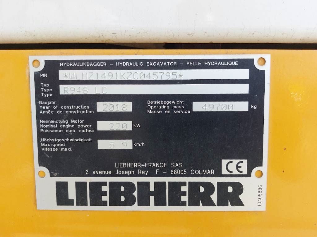 Liebherr R946 LC (Lifting Cab)