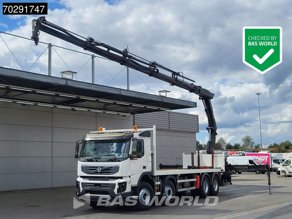 Volvo FMX 370 8X4 HIAB 211EP-5 HIDUO Crane Automatic Euro 5