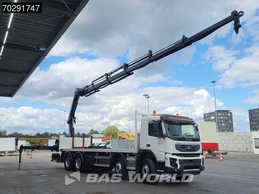 Volvo FMX 370 8X4 HIAB 211EP-5 HIDUO Crane Automatic Euro 5