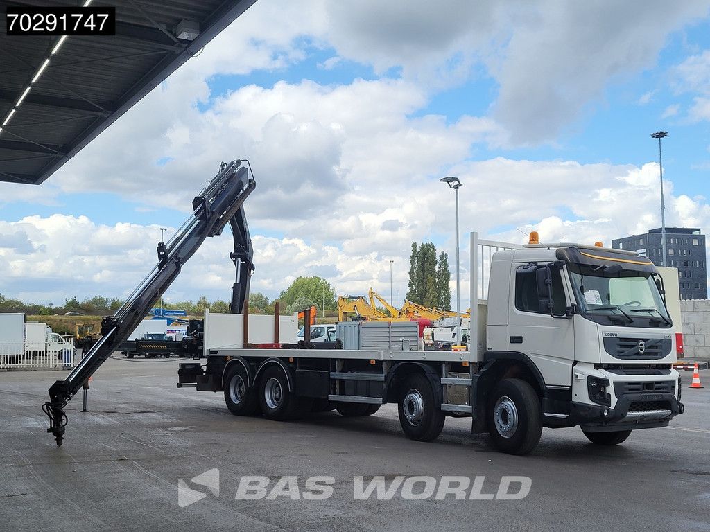 Volvo FMX 370 8X4 HIAB 211EP-5 HIDUO Crane Automatic Euro 5