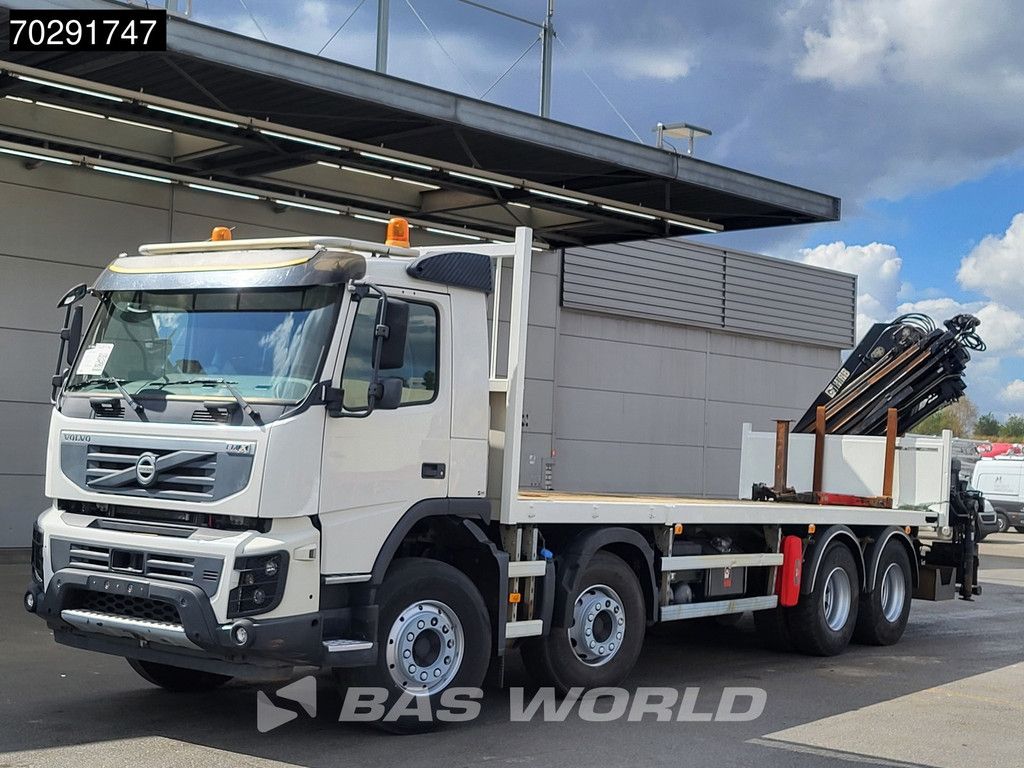 Volvo FMX 370 8X4 HIAB 211EP-5 HIDUO Crane Automatic Euro 5