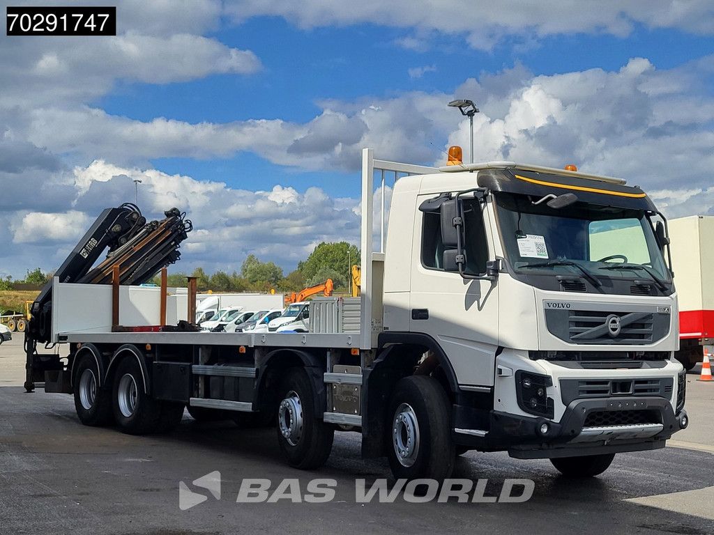 Volvo FMX 370 8X4 HIAB 211EP-5 HIDUO Crane Automatic Euro 5