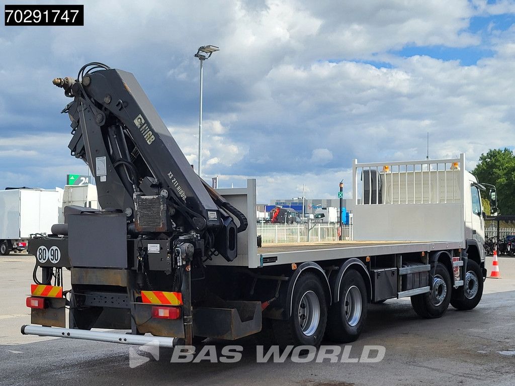Volvo FMX 370 8X4 HIAB 211EP-5 HIDUO Crane Automatic Euro 5