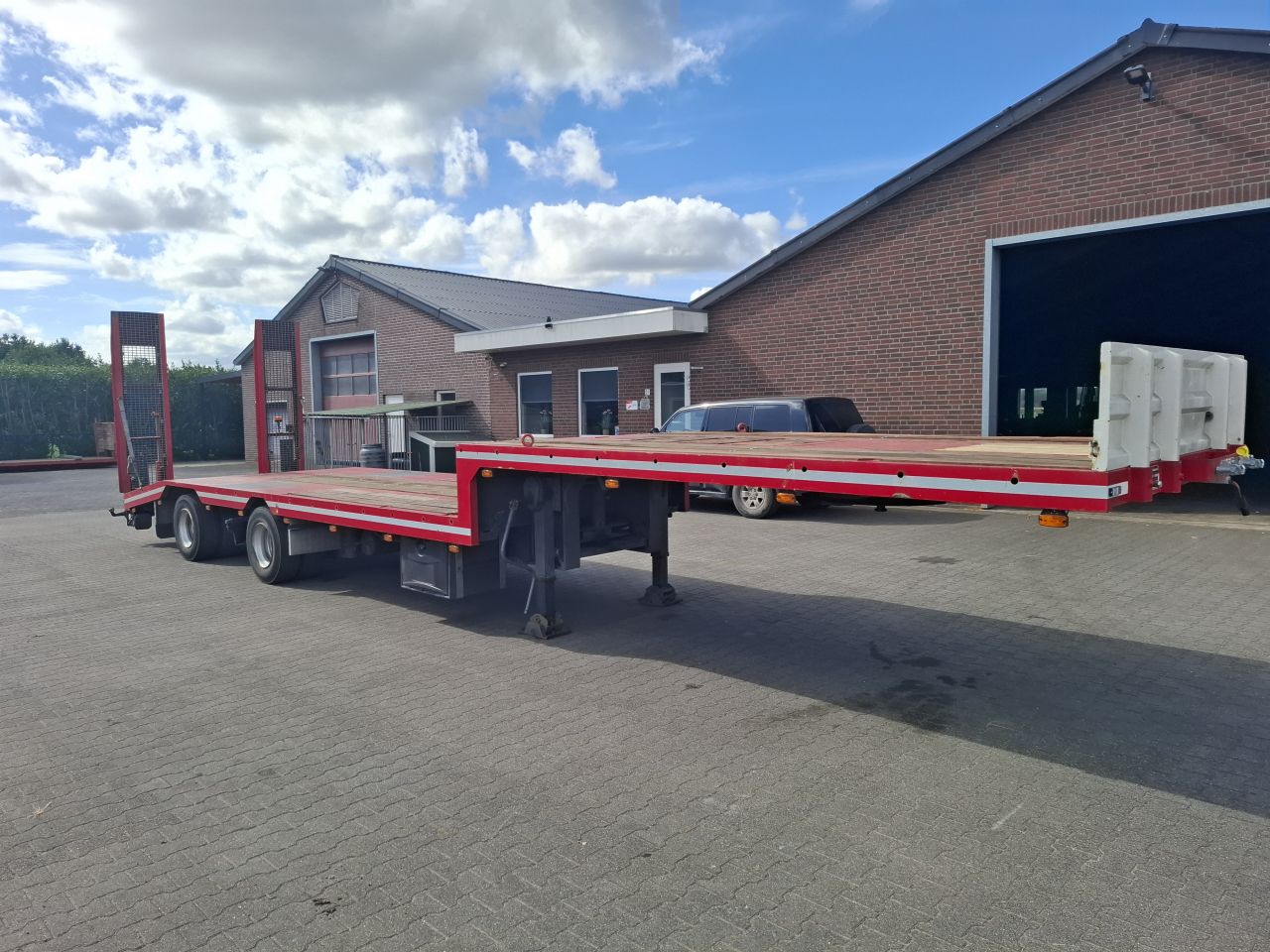 Schwarzmuller oplegger semi dieplader