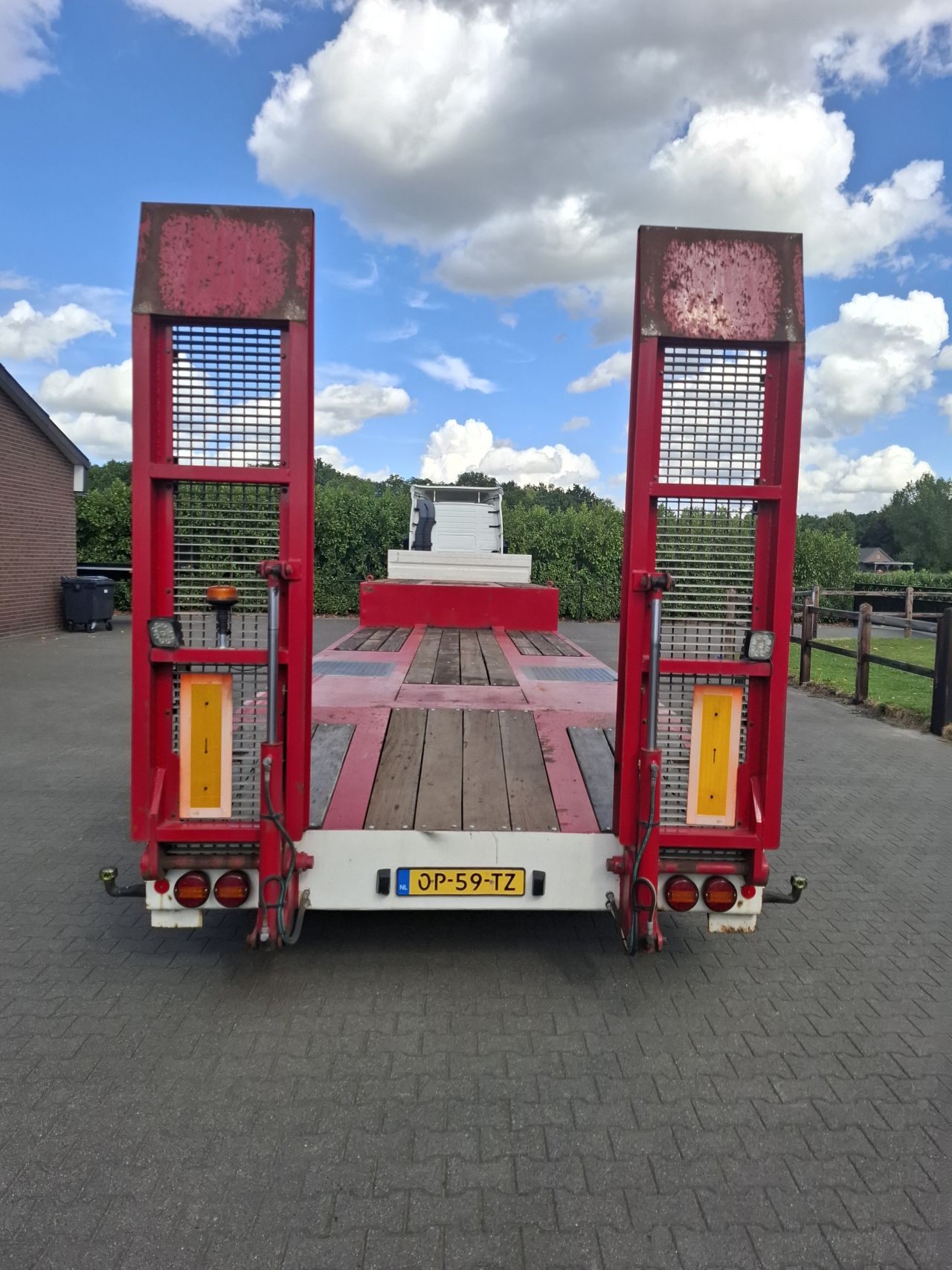 Schwarzmuller oplegger semi dieplader