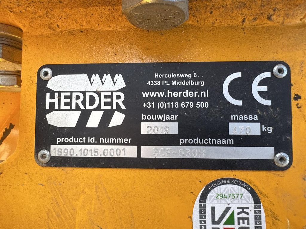 Herder SCE 630H stump cutter