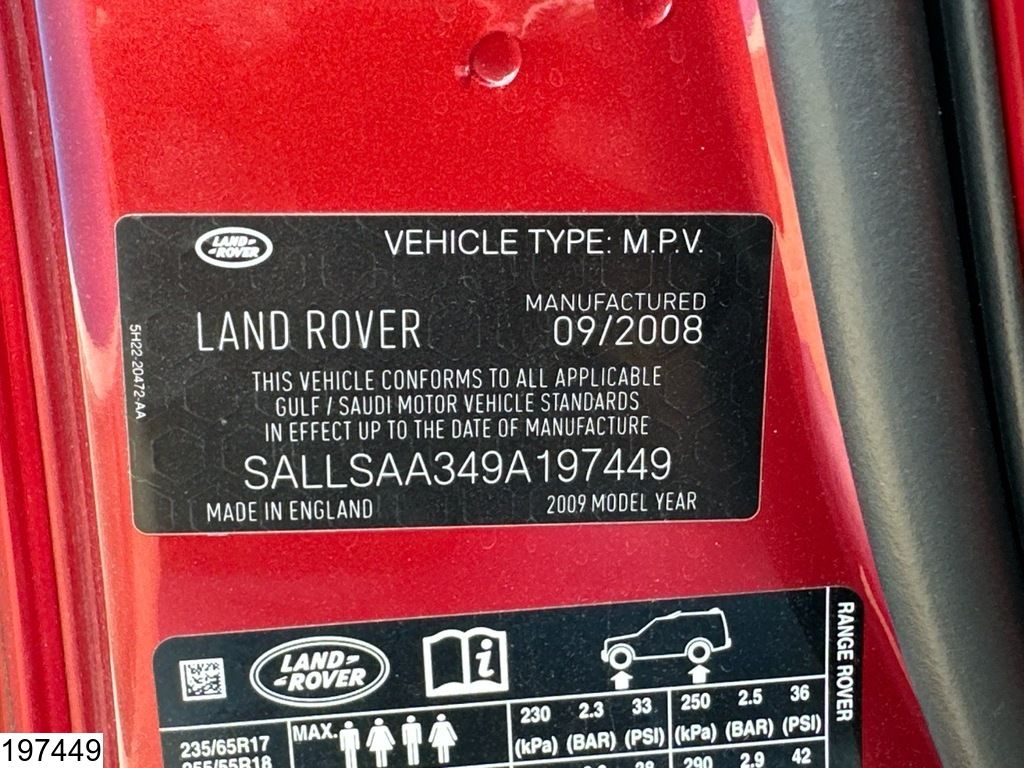 Land Rover Sport Range rover V8 Supercharger, Petrol, 390 HP