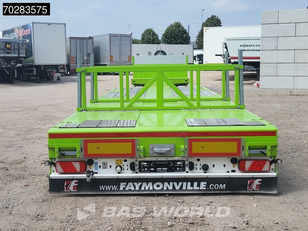 Faymonville F-S43-1AAF 3 Achsen Extendable Twistlocks 3x Hydraulic Steering Galvanised