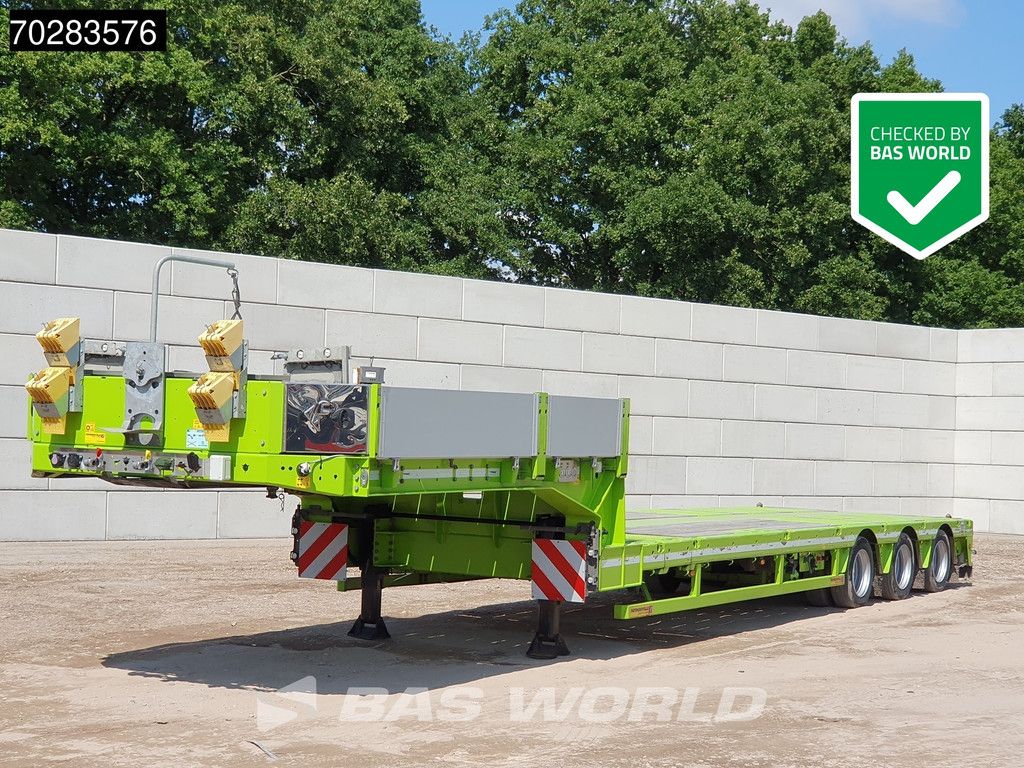Faymonville F-S43-1AAF 3 axles Extendable Twistlocks 3x Hydraulic Steering Galvanised