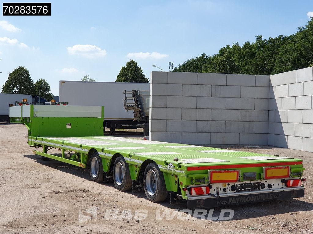 Faymonville F-S43-1AAF 3 axles Extendable Twistlocks 3x Hydraulic Steering Galvanised