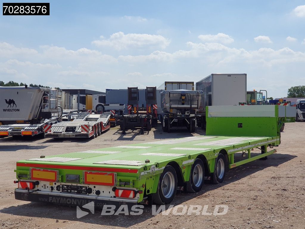 Faymonville F-S43-1AAF 3 axles Extendable Twistlocks 3x Hydraulic Steering Galvanised