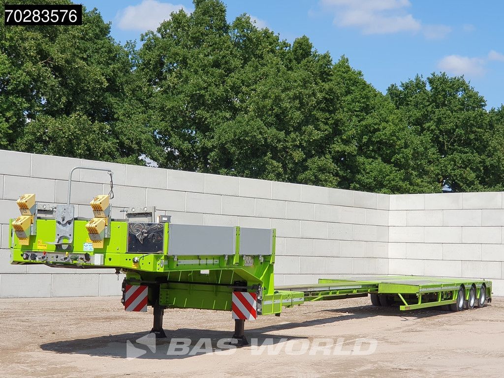 Faymonville F-S43-1AAF 3 axles Extendable Twistlocks 3x Hydraulic Steering Galvanised