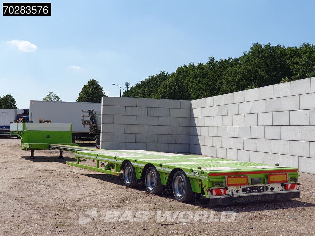 Faymonville F-S43-1AAF 3 axles Extendable Twistlocks 3x Hydraulic Steering Galvanised