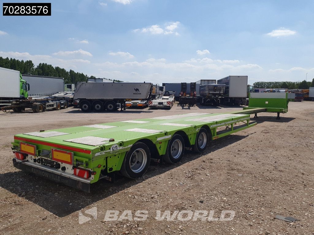 Faymonville F-S43-1AAF 3 axles Extendable Twistlocks 3x Hydraulic Steering Galvanised