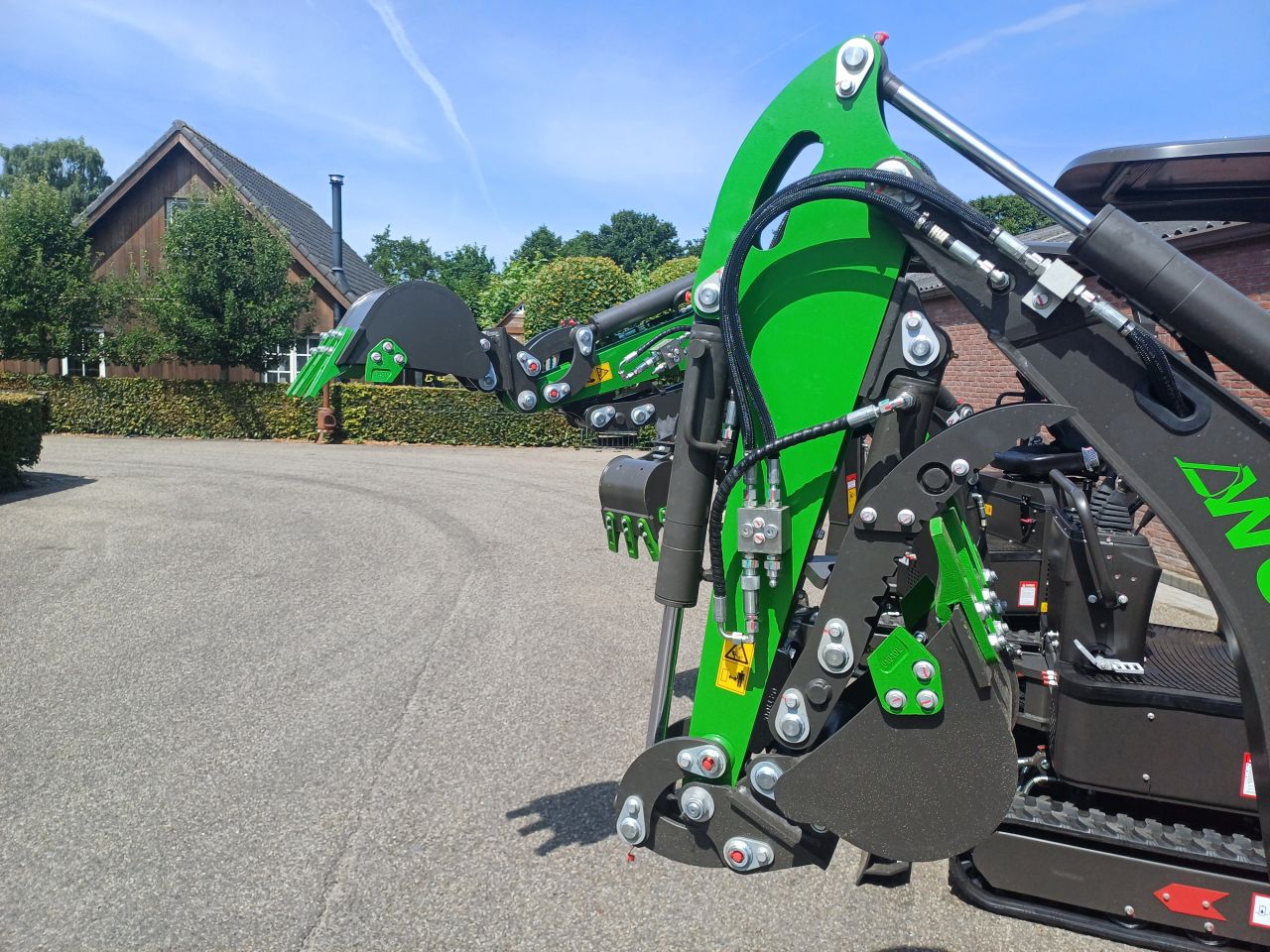 Nieuwe minigraver WCM CTX8010 uit voorraad leverbaar