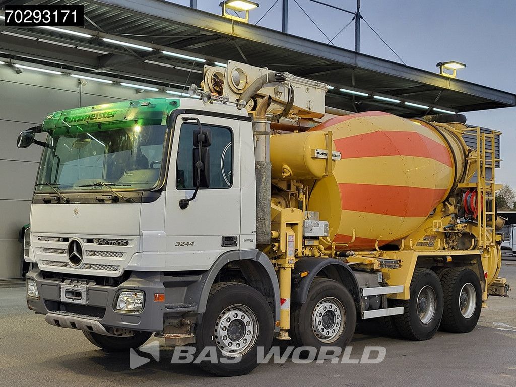 Mercedes Actros 3244 8X4 Retarder Putzmeister 24 Mtrs Pumi Big-Axle 3-Pedals Euro 4