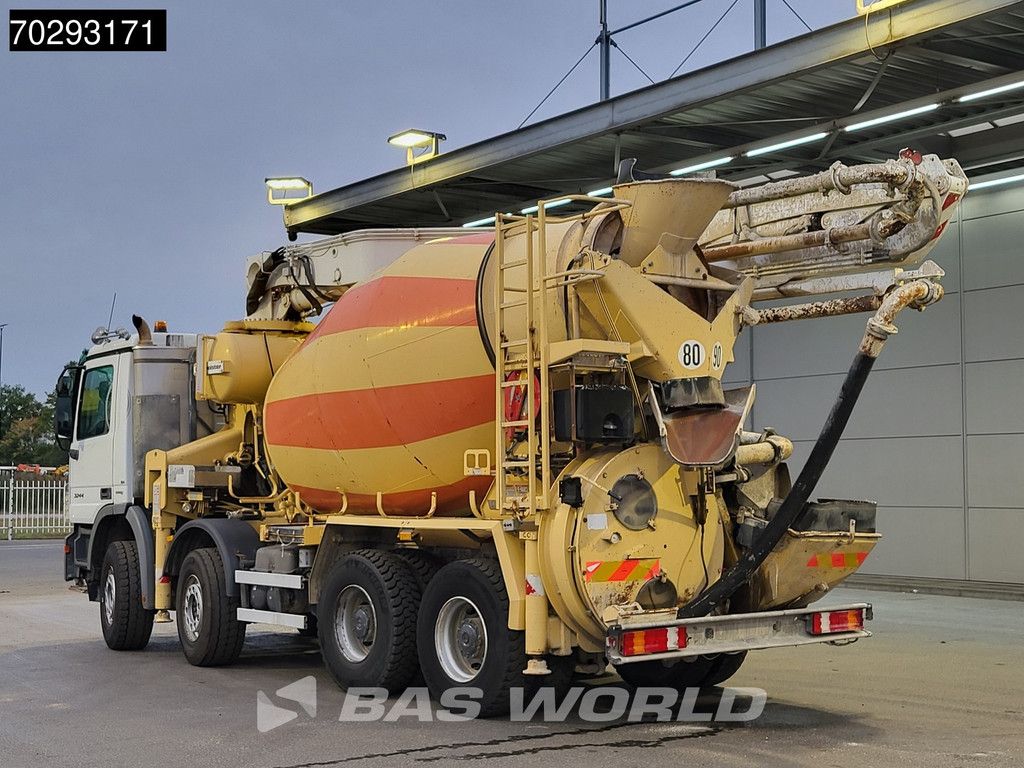 Mercedes Actros 3244 8X4 Retarder Putzmeister 24 Mtrs Pumi Big-Axle 3-Pedals Euro 4