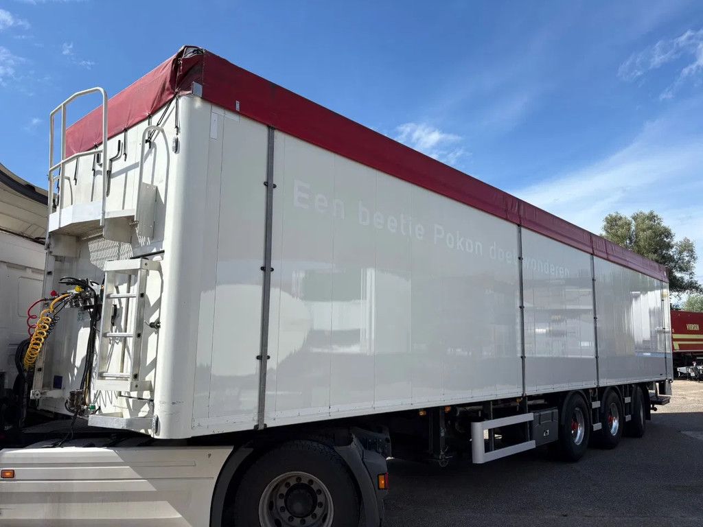 Knapen Trailers K200 84m3 VSE Gedwongen stuuras Cargo floor