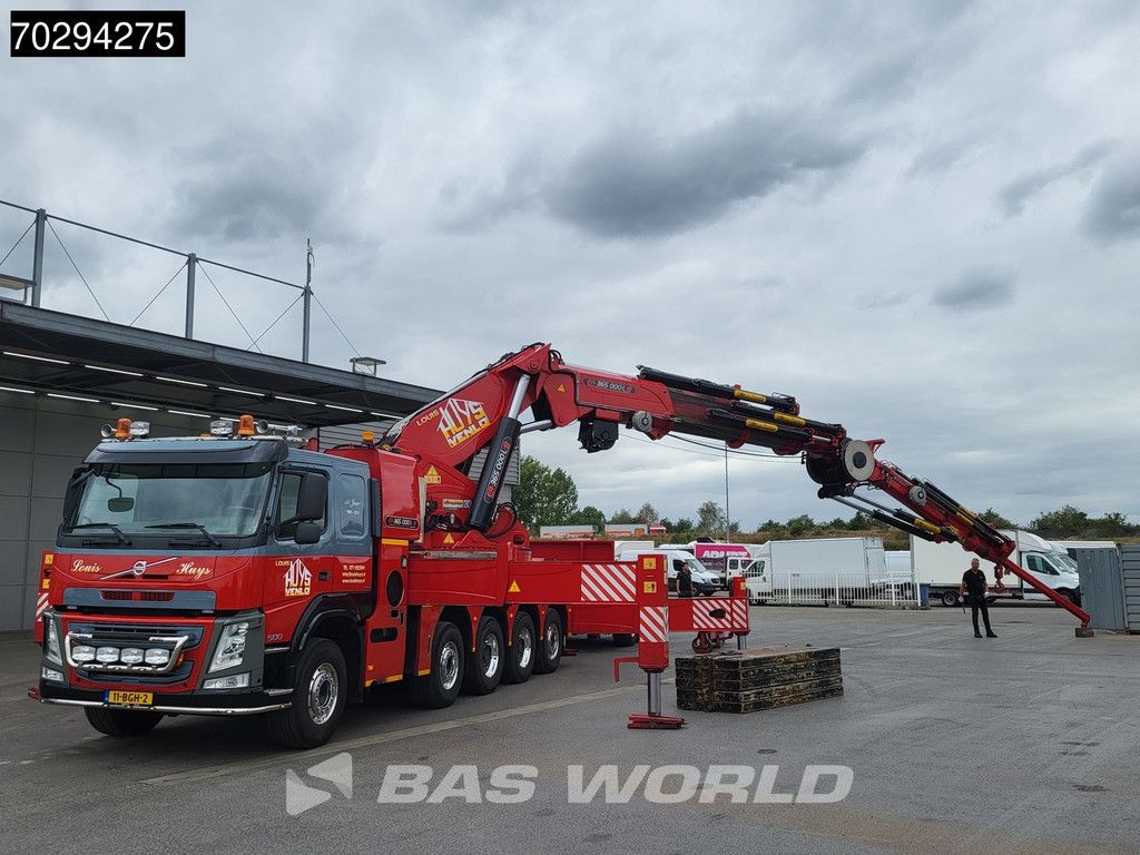 Volvo FM FM 500 10X4 Erkin World Power ER 365000L8 Crane+Jib Lift+Steering-Axle Big-Axle Euro 6