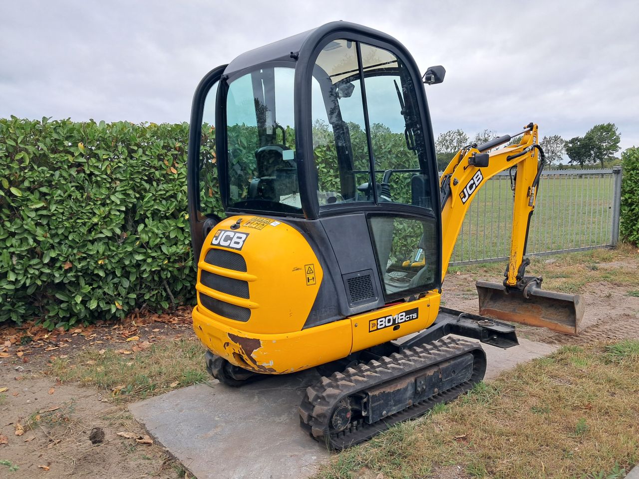 Minigraver JCB 8018 CTS ( Bj 2013 ) Minikraan / Graafmachine