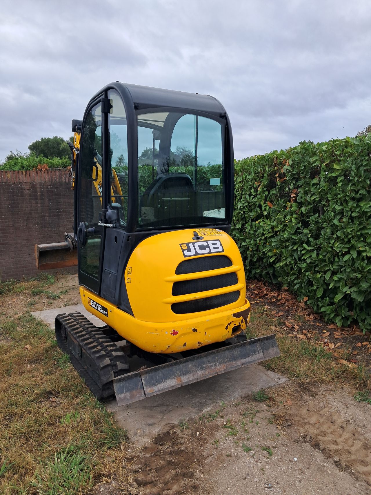 Minigraver JCB 8018 CTS ( Bj 2013 ) Minikraan / Graafmachine