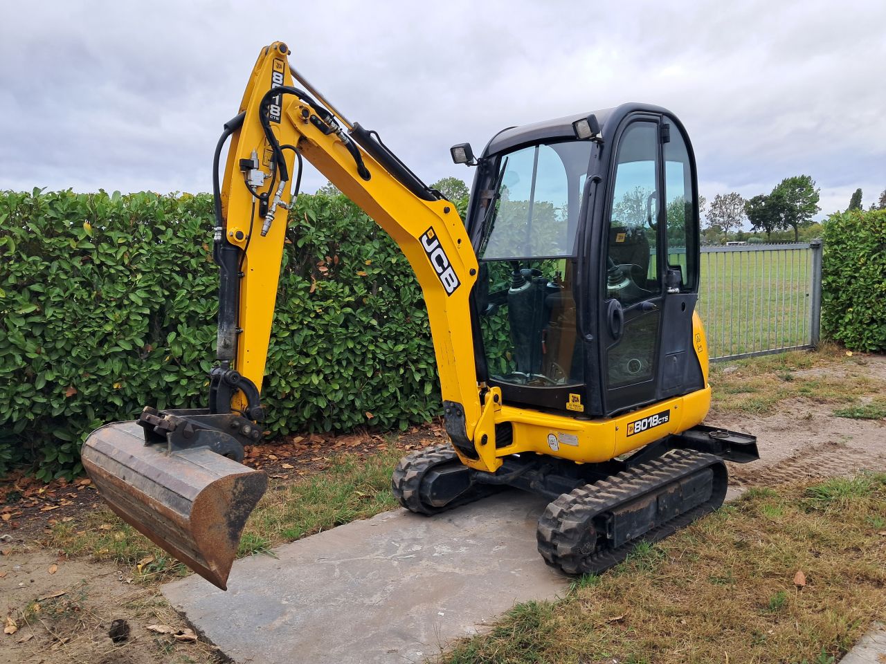 Minigraver JCB 8018 CTS ( Bj 2013 ) Minikraan / Graafmachine