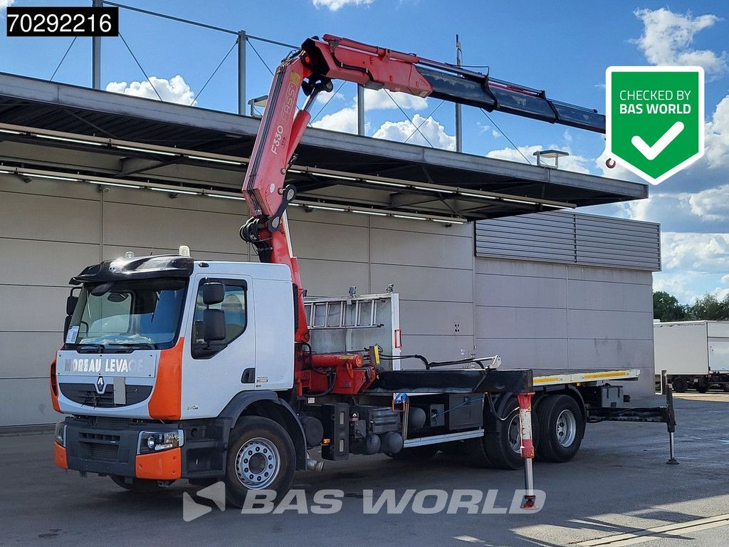 Renault Premium 370 6X2 Fassi F330B.23 Kran Crane Manual Big-Axle Lift-Axle Euro 4