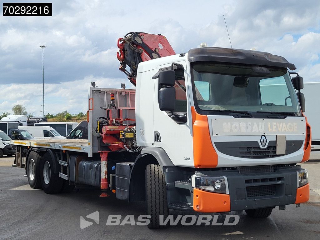 Renault Premium 370 6X2 Fassi F330B.23 Kran Crane Manual Big-Axle Lift-Axle Euro 4