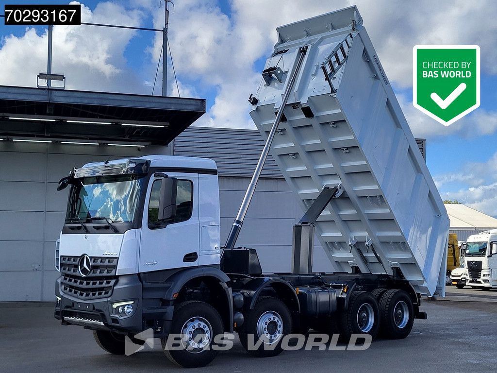 Mercedes Arocs 4145 8X4 New! 22m3 Meiller Kipper Big-Axle Steelsuspension Manual Euro 3