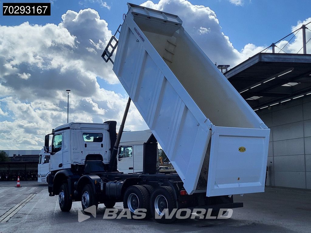 Mercedes Arocs 4145 8X4 New! 22m3 Meiller Kipper Big-Axle Steelsuspension Manual Euro 3