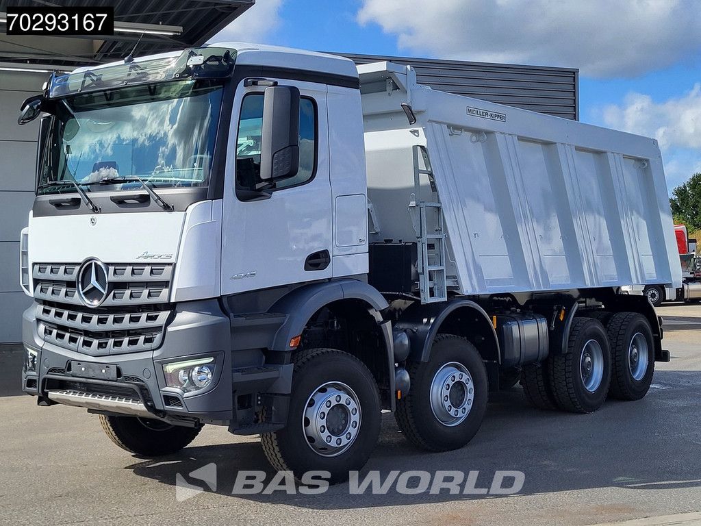 Mercedes Arocs 4145 8X4 New! 22m3 Meiller Kipper Big-Axle Steelsuspension Manual Euro 3