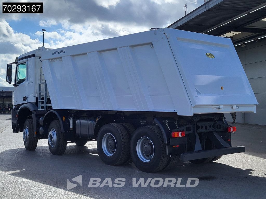 Mercedes Arocs 4145 8X4 New! 22m3 Meiller Kipper Big-Axle Steelsuspension Manual Euro 3