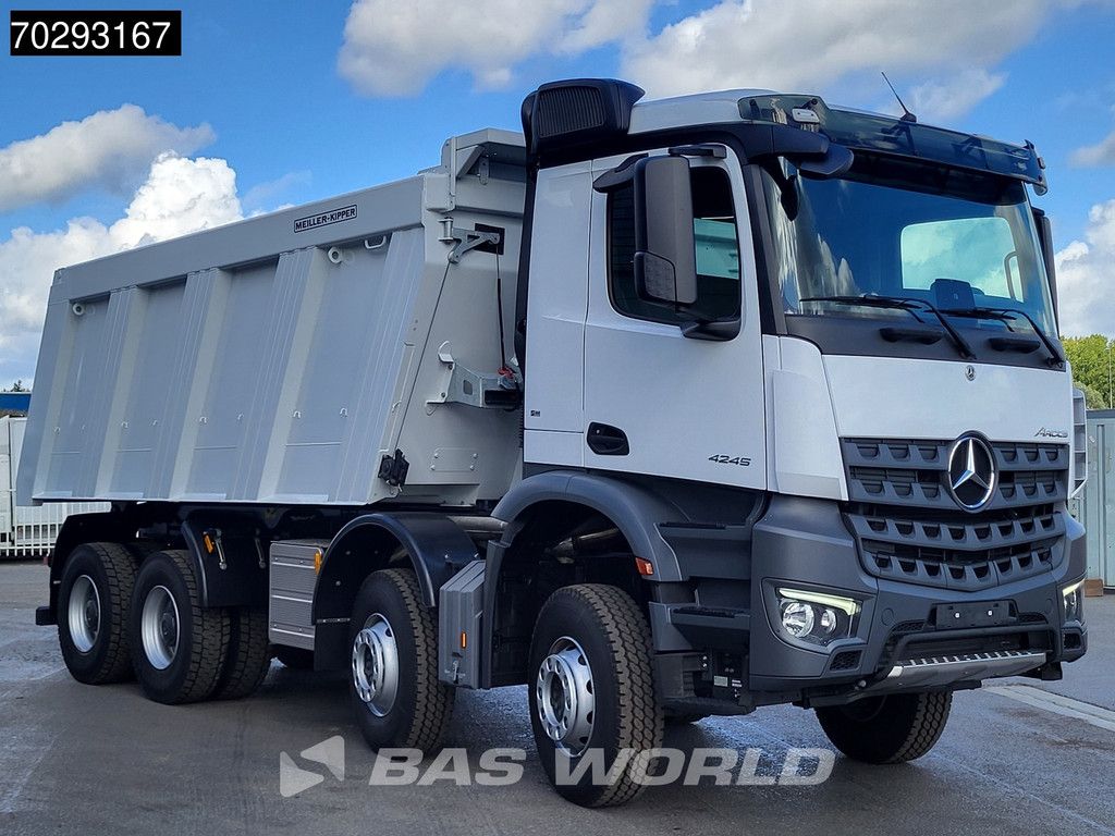 Mercedes Arocs 4145 8X4 New! 22m3 Meiller Kipper Big-Axle Steelsuspension Manual Euro 3